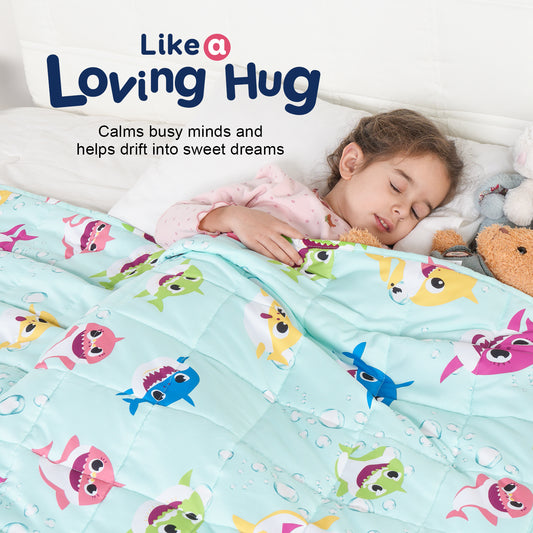 Sivio Kids Weighted Blanket - 5 lb, 36 x 48 in, Green