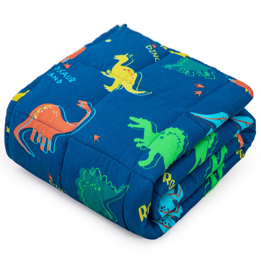 Sivio Kids Weighted Blanket - 5 lb, 36 x 48 in, Light Blue