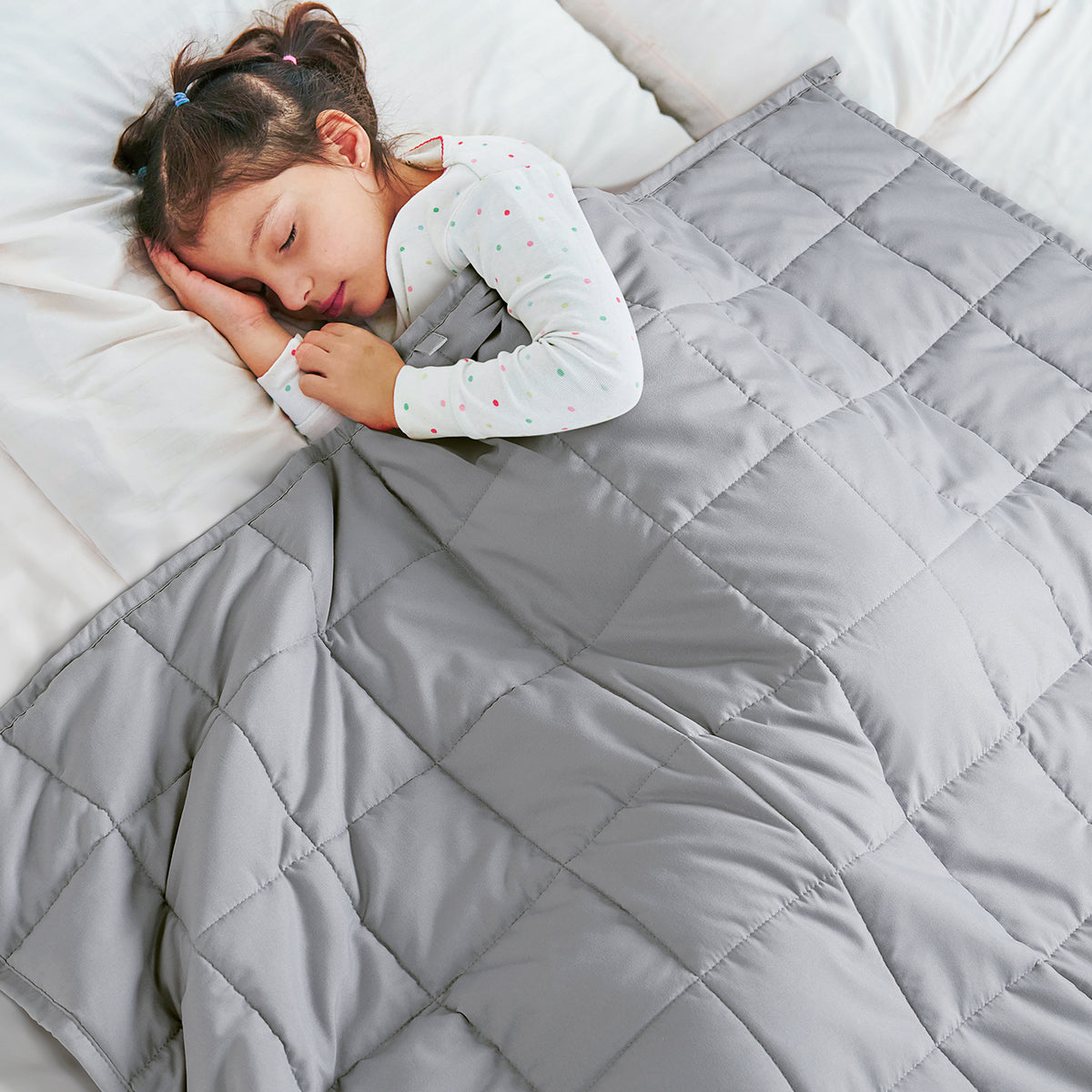 Sivio Kids Microfiber Weighted Blanket -3 lbs, 36 × 48 in Gray
