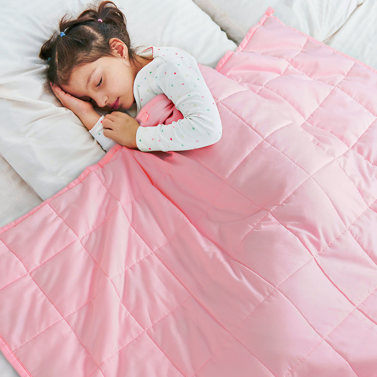 Sivio Kids Microfiber Weighted Blanket -3 lbs, 36 × 48 in Pink