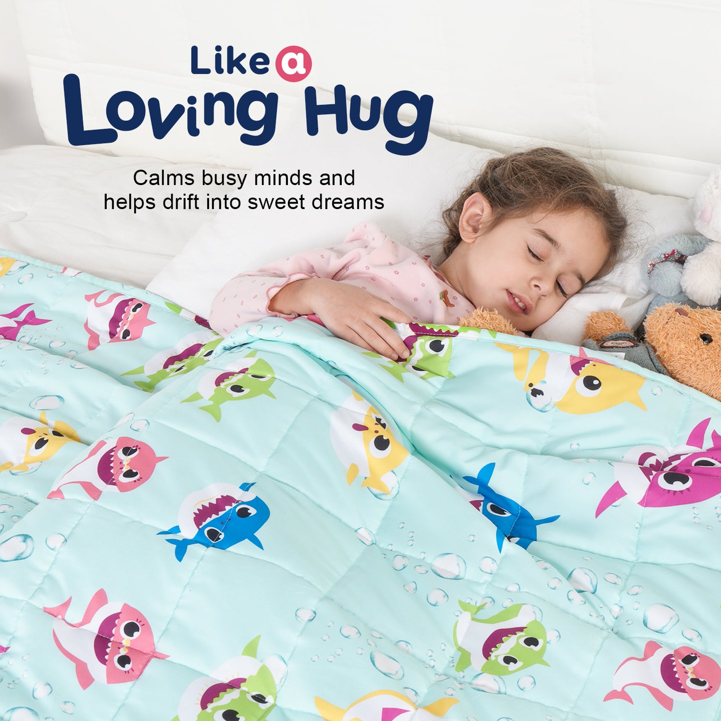 Sivio Kids Weighted Blanket - 5 lb, 36 x 48 in, Green