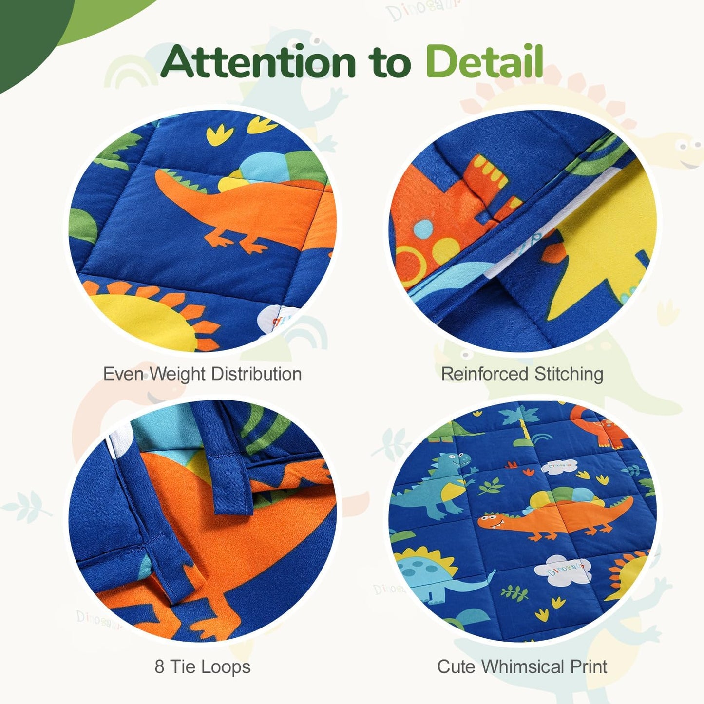 Sivio Kids Weighted Blanket - 3 lb, 36 x 48 in, Blue