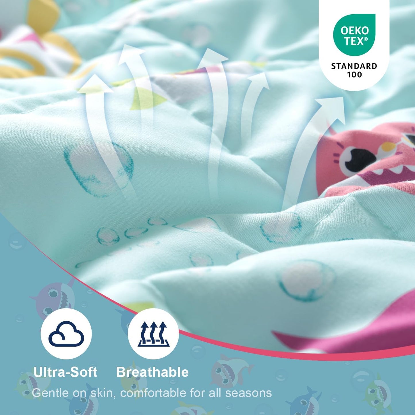 Sivio Kids Weighted Blanket - 5 lb, 36 x 48 in, Green