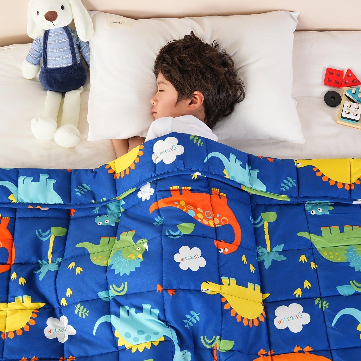 Sivio Kids Weighted Blanket - 3 lb, 36 x 48 in, Blue