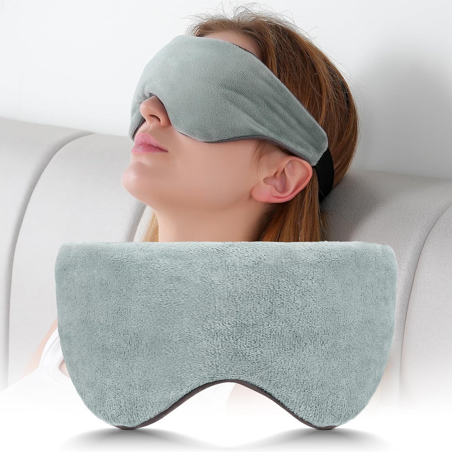 Weighted Eye Mask - 0.55 lb, Grey