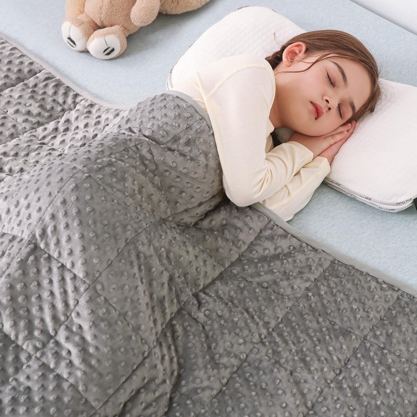 Weighted Lap Blanket - Grey, 5 lb, 36 x 48 in